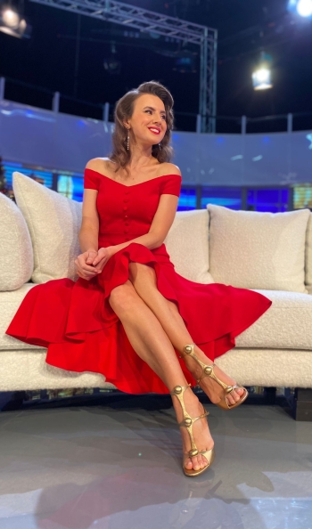 Andreea Brasoveanu In Rialto Dress