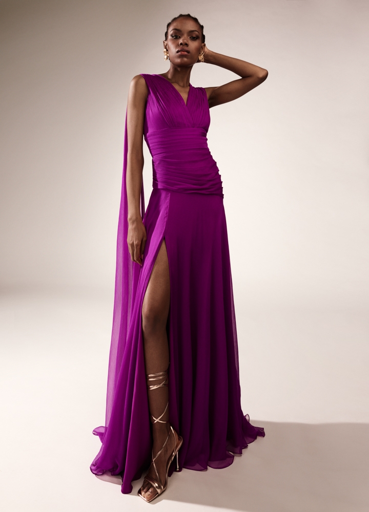 Magenta purple dress clearance
