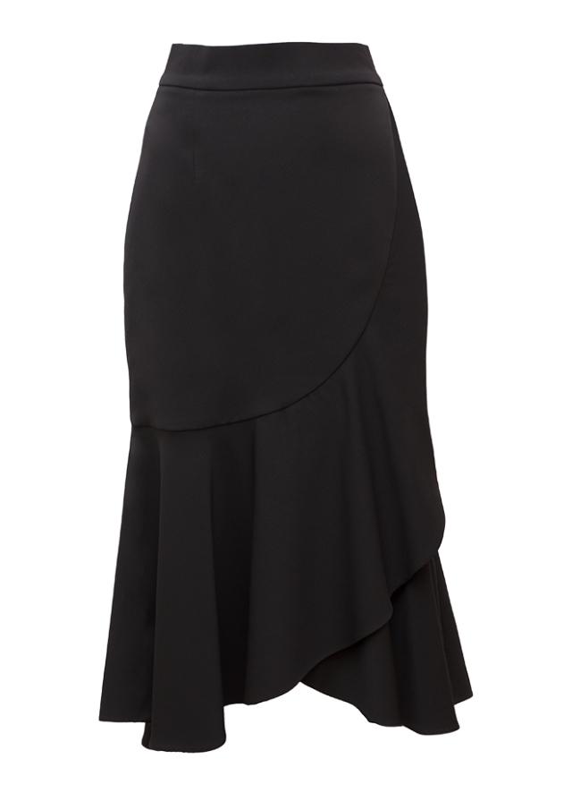 Bind Skirt Classic Black