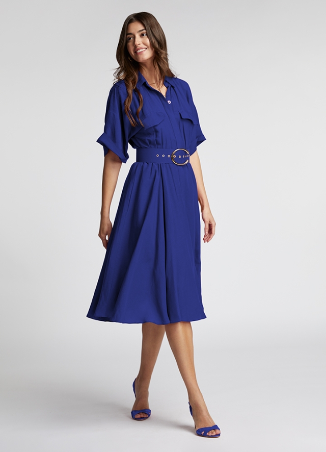 Icon Dress Royal Blue