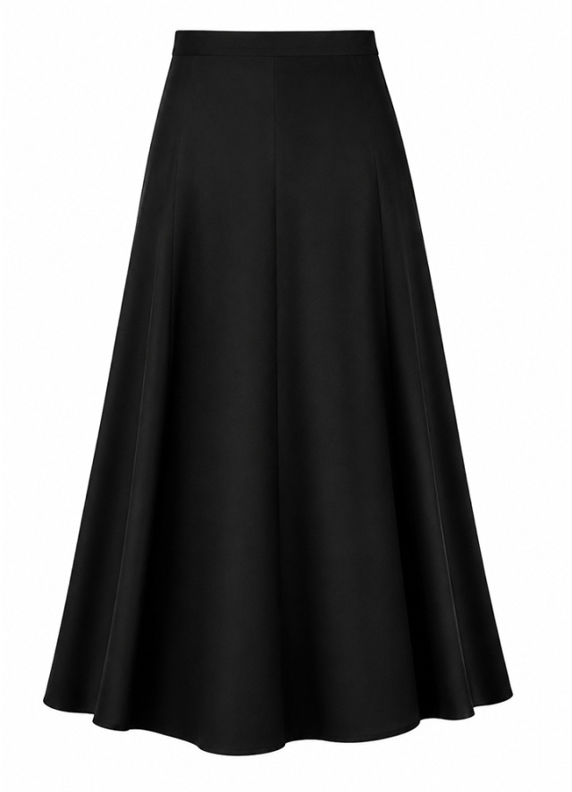 Fusta neagra office midi in clini Idalia