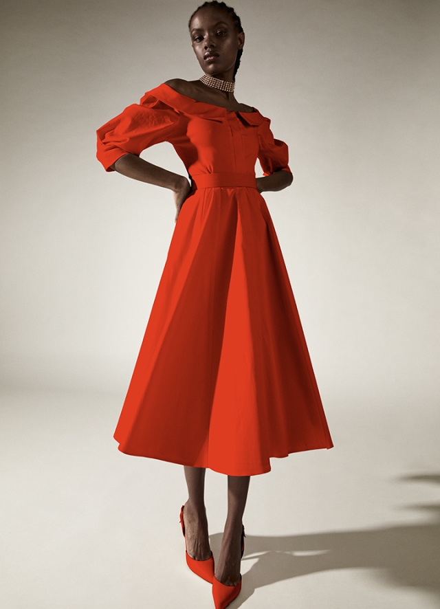 Melody Dress Intense Orange