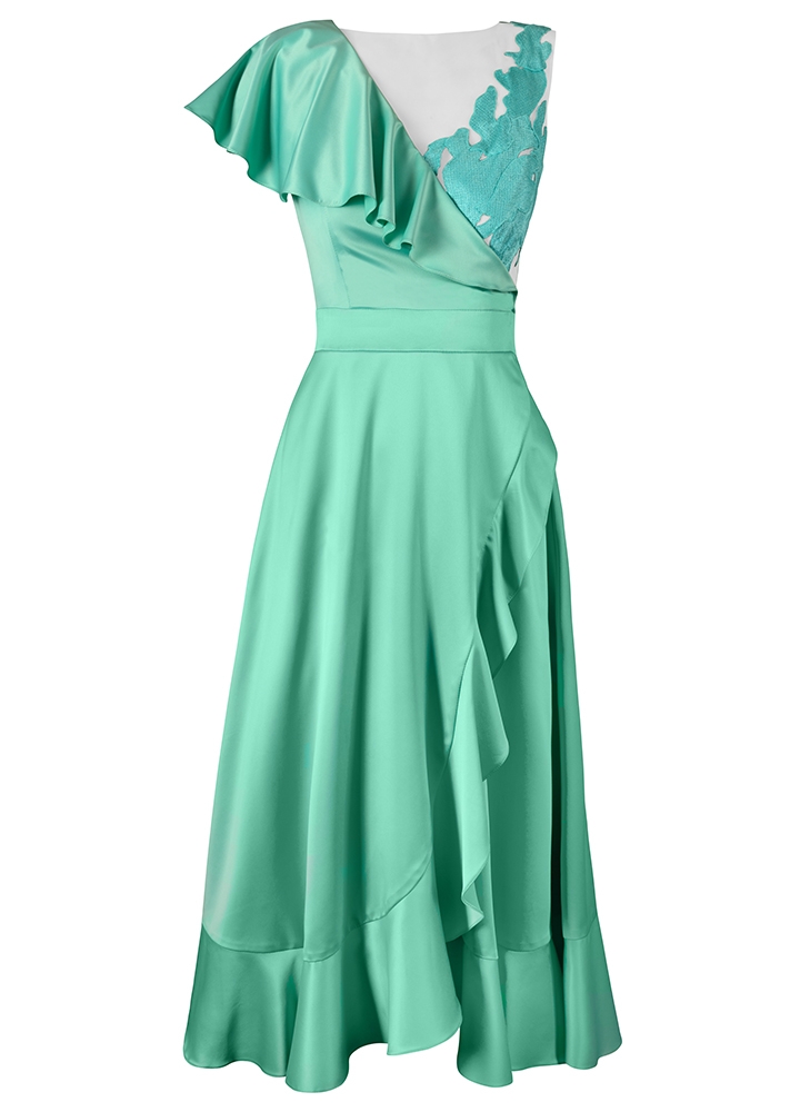 Aperoll Dress Turquoise Blue 