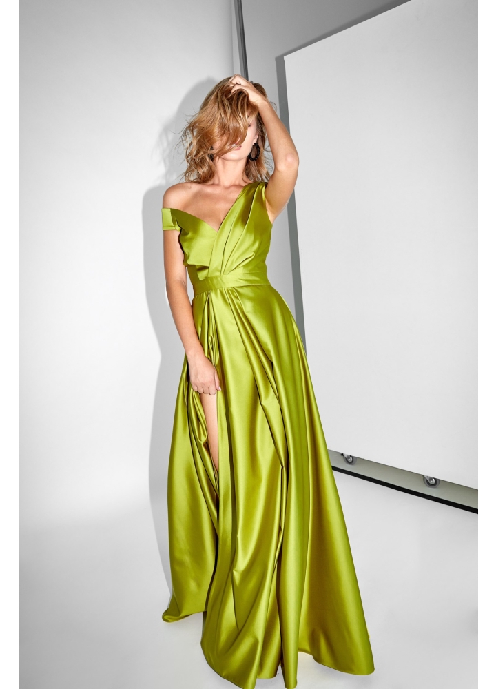 Delirium Dress Golden Olive