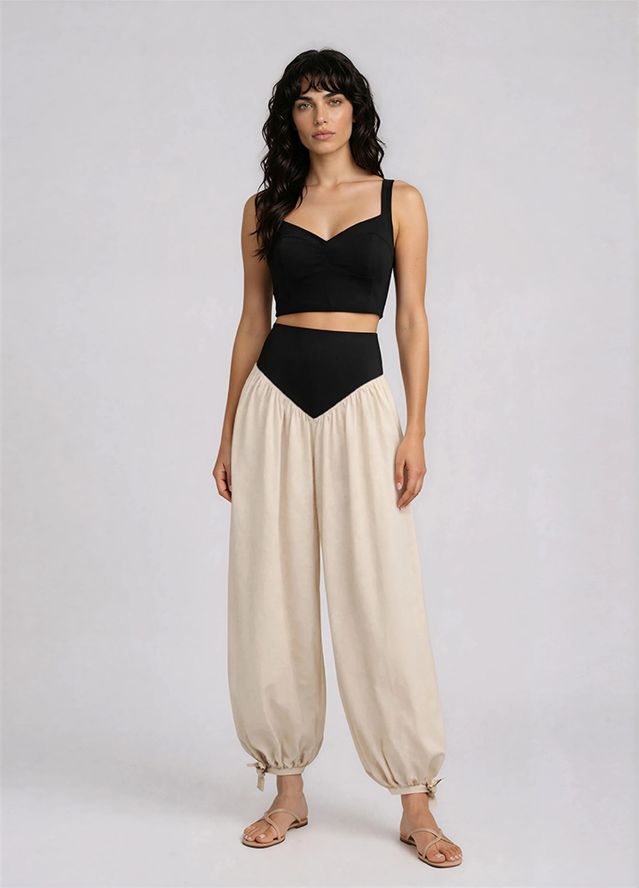 Elyra Set Beige Black