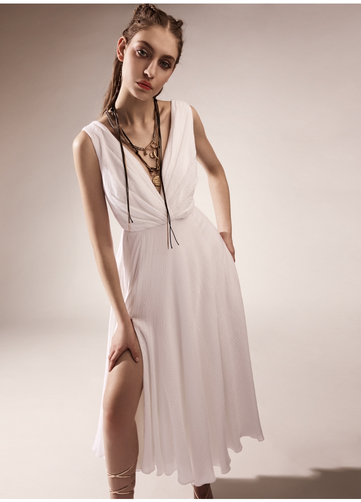 Fiona Dress Classic White