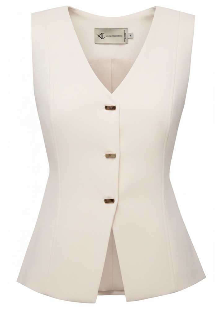 Neriah Vest Ivoire White