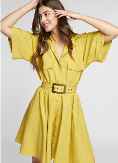 Canary Dress Dark Yellow