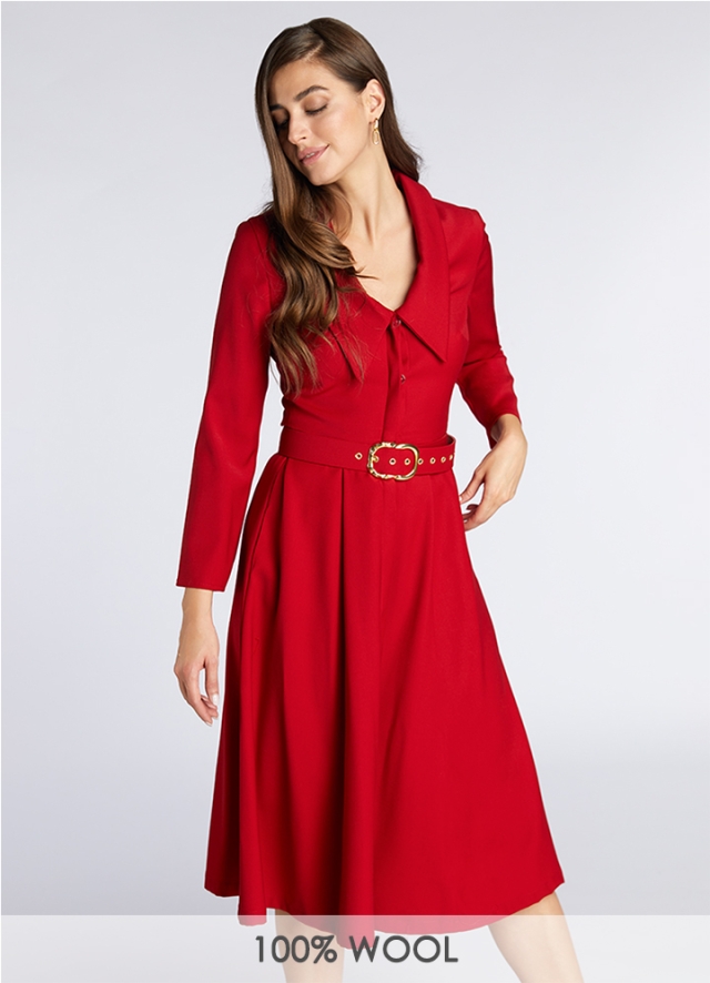 Zircon Dress Classic Red
