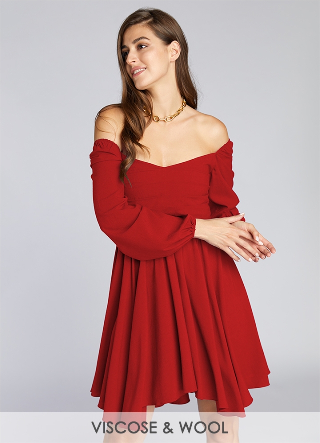 Girona Dress Intense Red