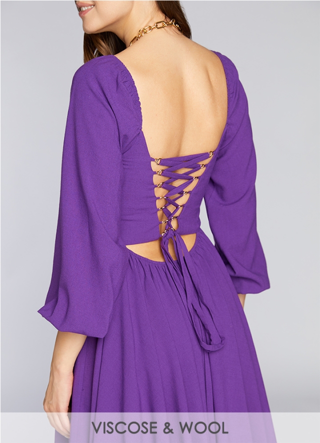 Girona Dress Violet Purple