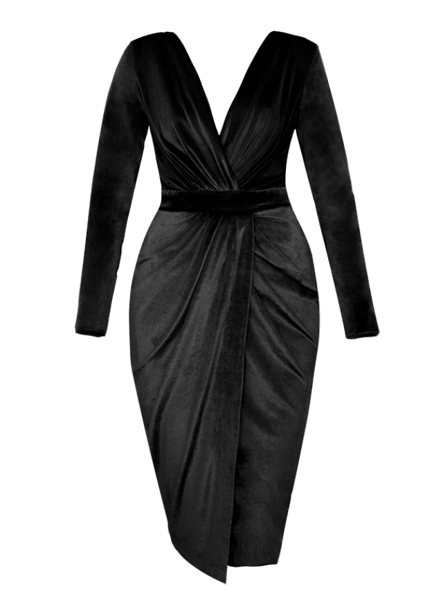 Jade Dress Onyx Black