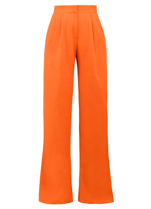 Petra Pants Dark Orange