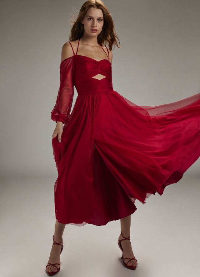 Capella Dress Classic Red