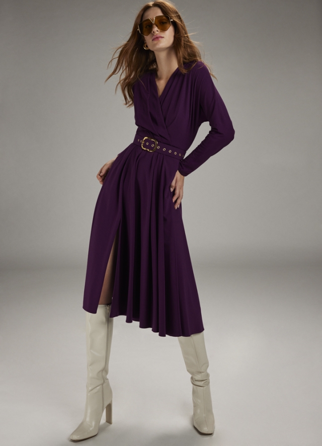 Indigo Dress Grape Purple 