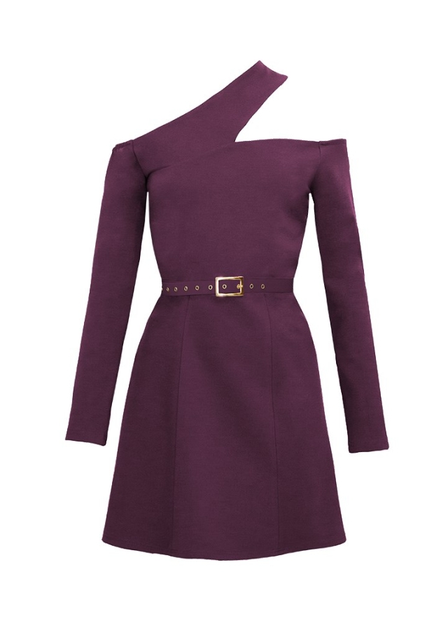 Bonnie Dress Ash Purple