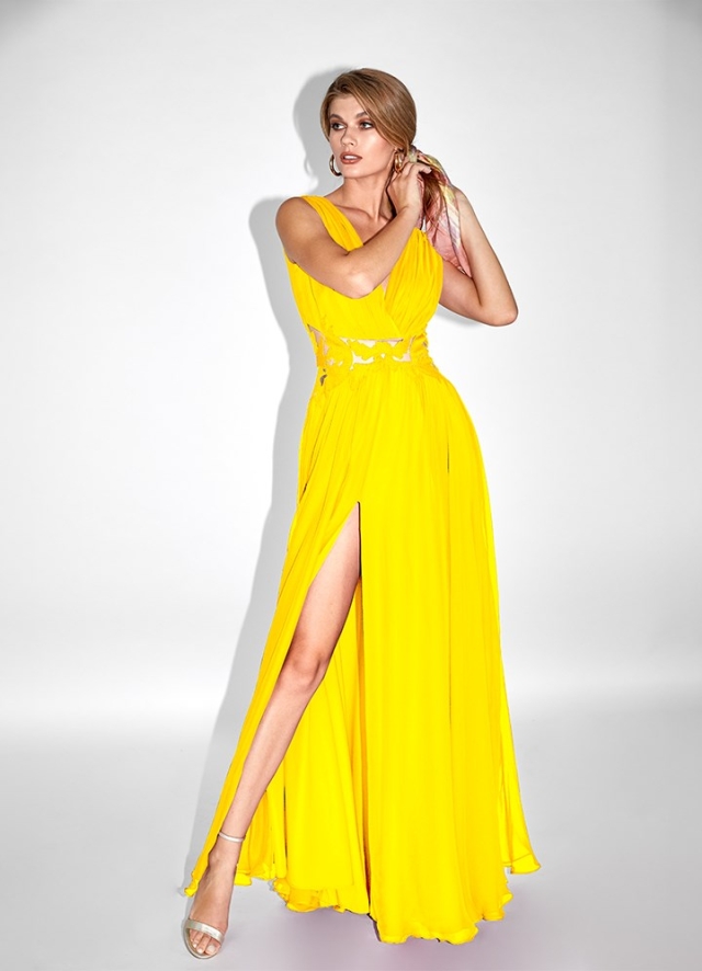 Frenzy Dress Classic Yellow 