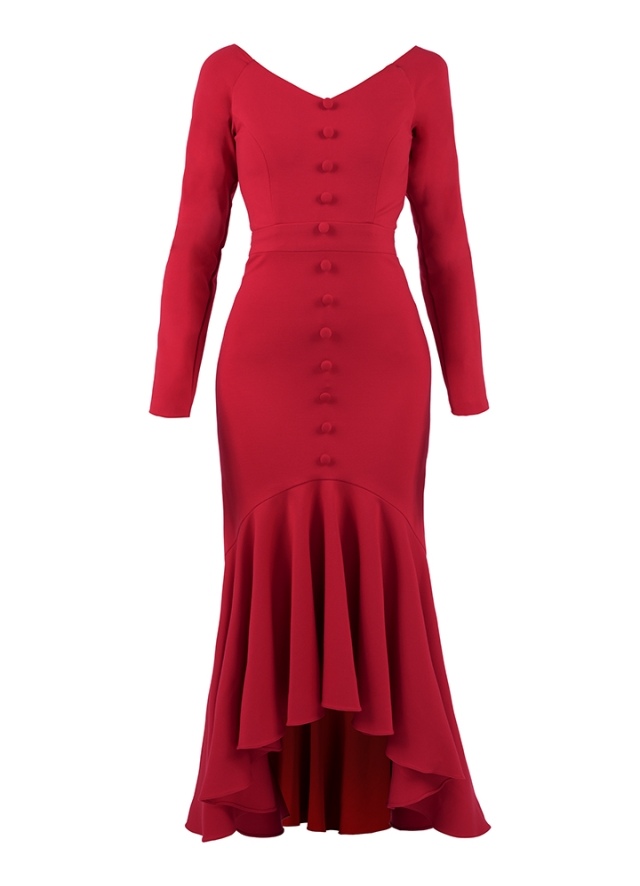 Padua Dress Classic Red