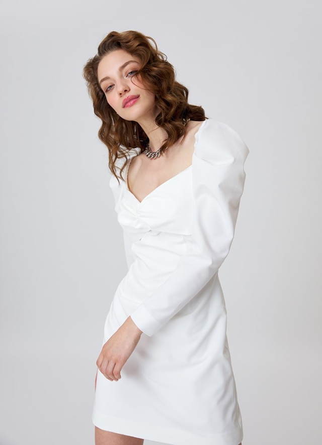 Amata Dress Classic White