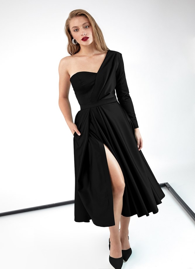 Marquise Dress Classic Black