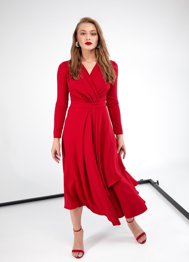 Sway Dress Classic Red