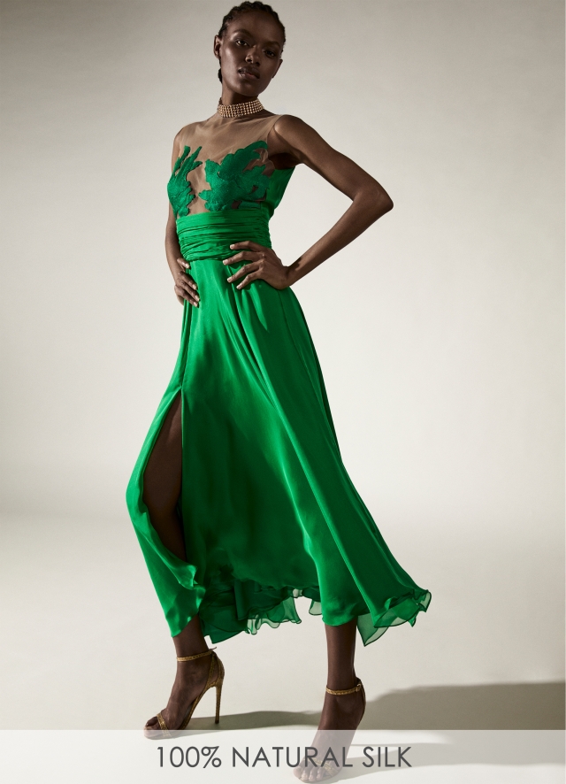 Andante Dress Glow Green
