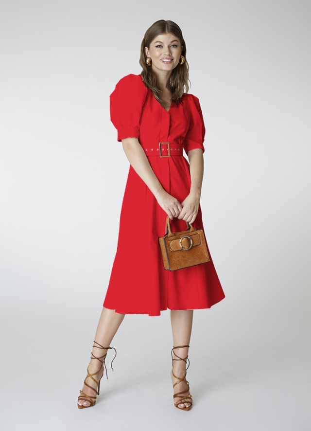 Bell Dress Classic Red