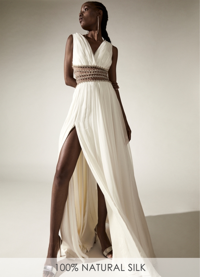 Delphi Dress Classic White