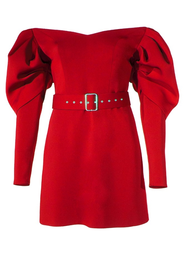 Dove Dress Classic Red