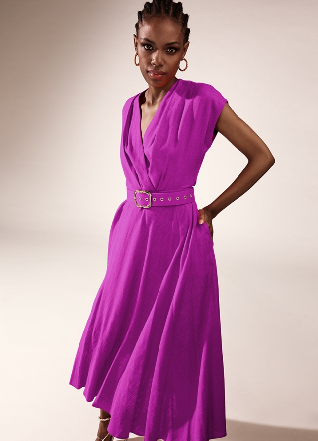 Ischia Dress Violet Purple