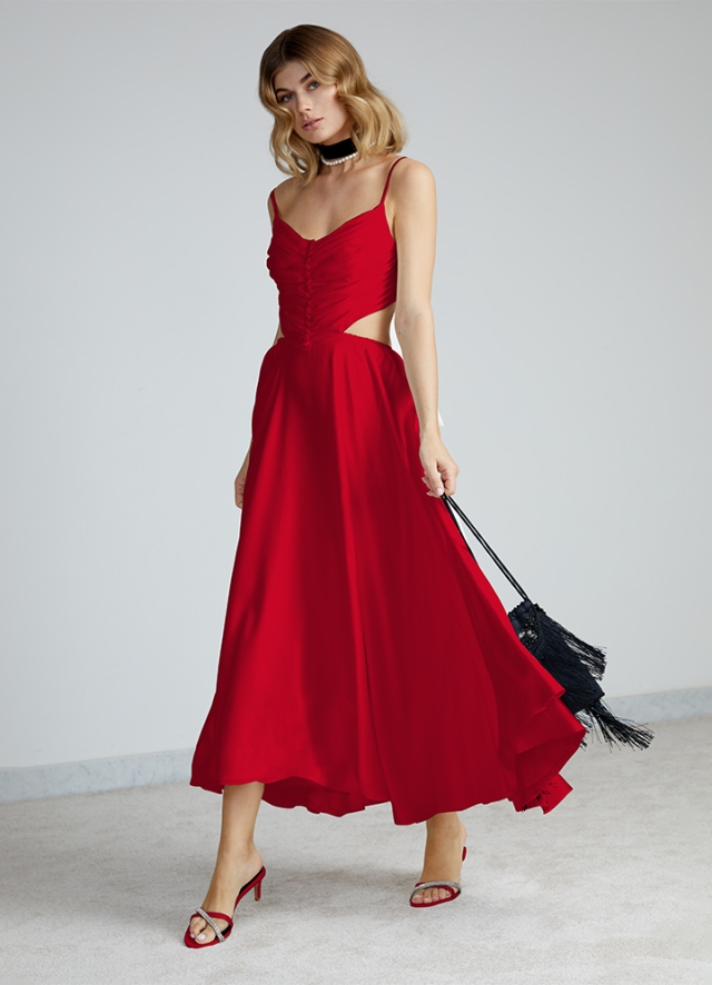Pina Dress Classic Red