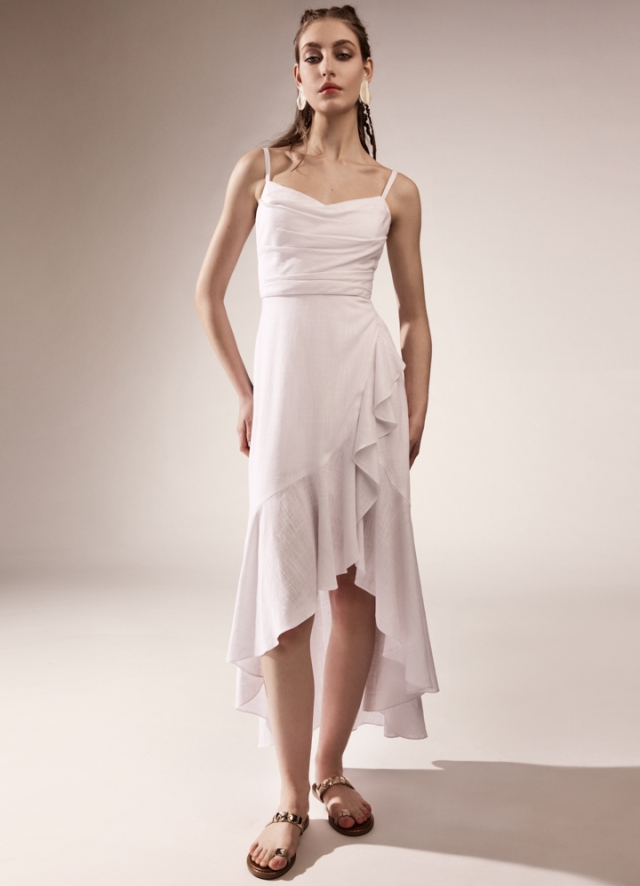 Volla Dress Classic White