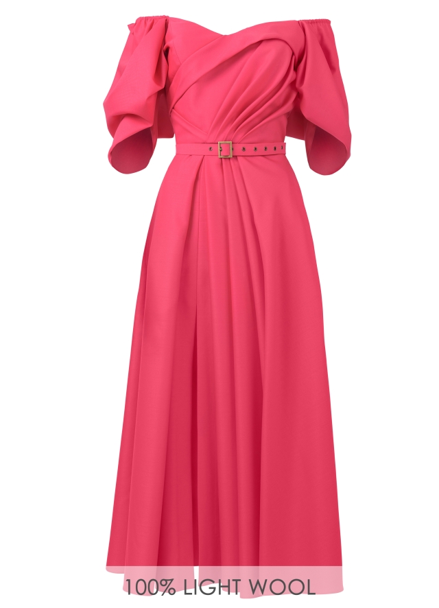 Trocadero Dress Hot Pink