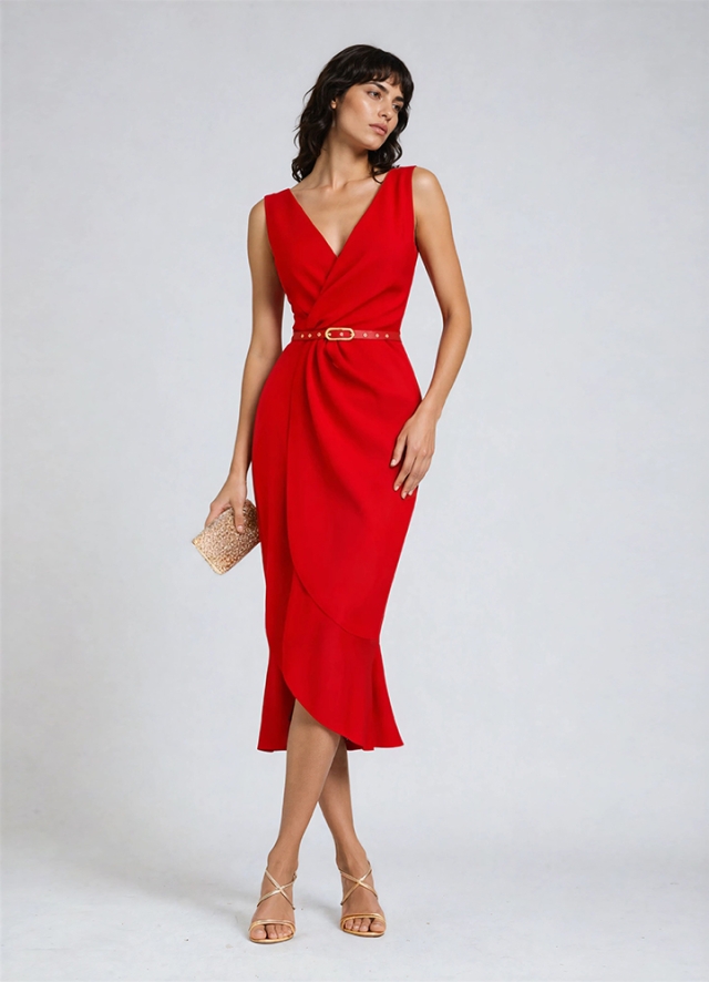 Fame Dress Classic Red