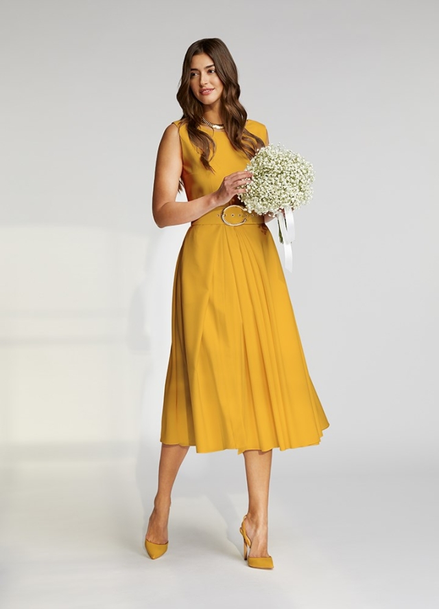 Vienna Dress Classic Yellow
