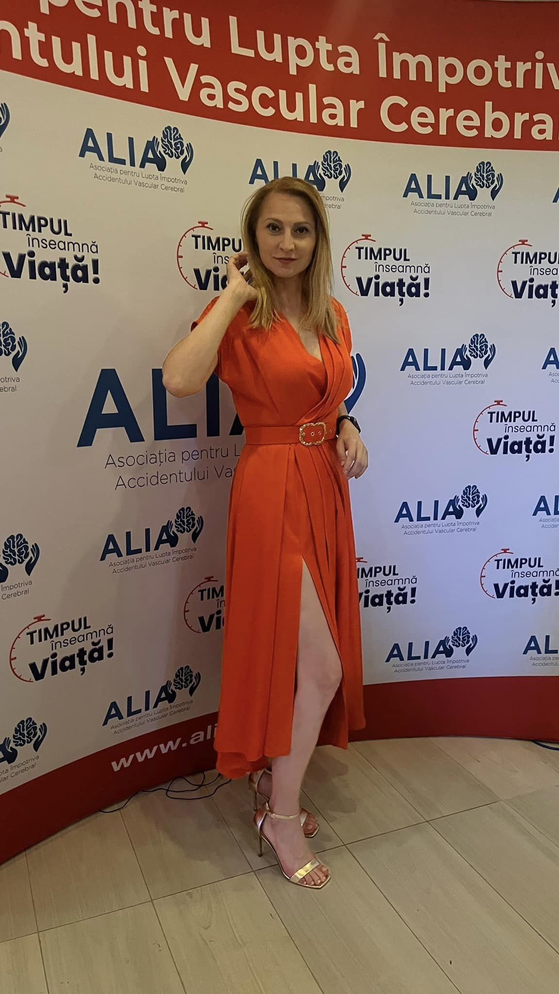 Liliana Curea in Ischia Dress 