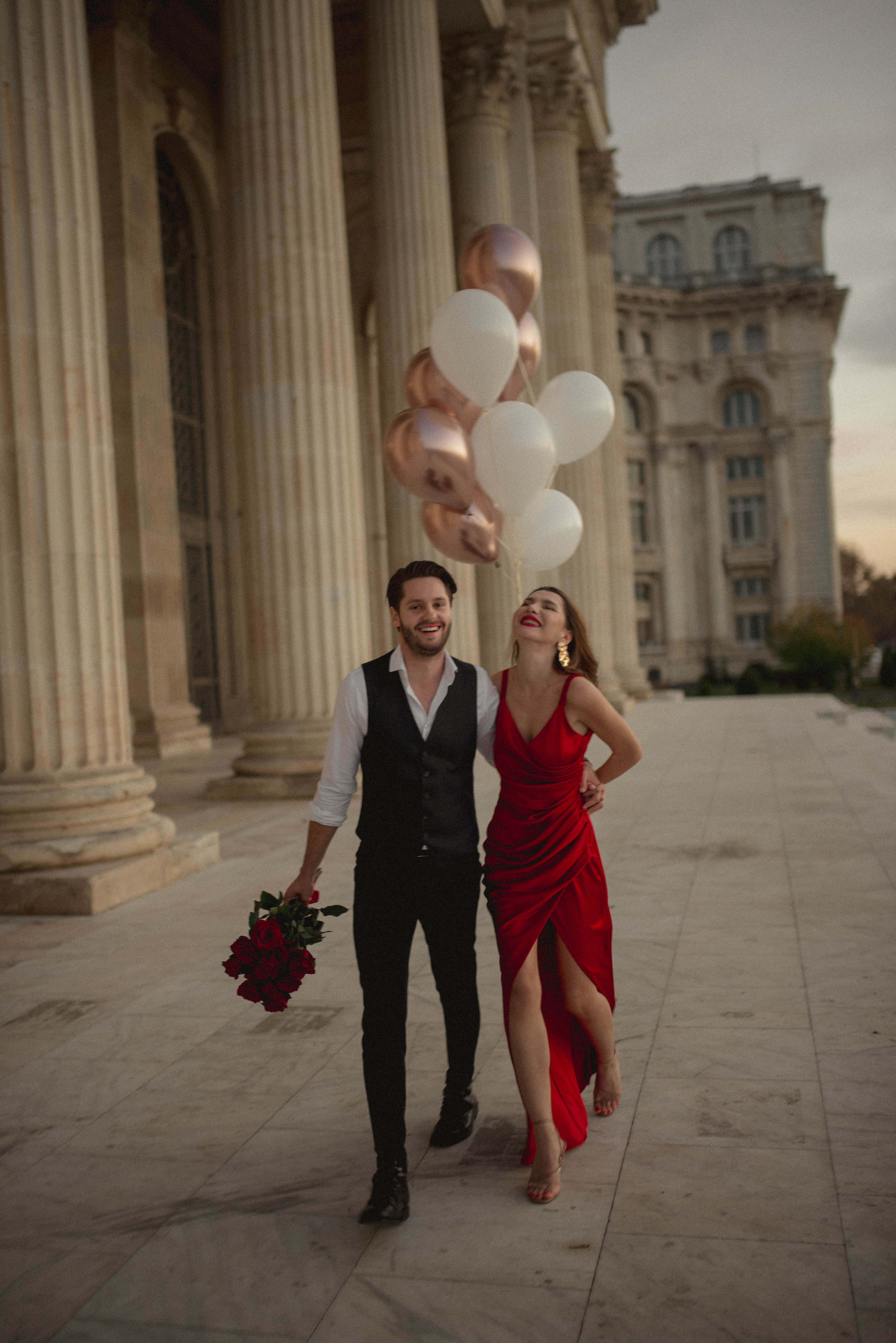 Luana Codreanu In Circe Dress